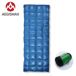 AEGISMAX Sleeping Bags Envelope TypeUltra Light 90% White Duck Down for Camping Backpack Outdoor Picnic and Family Hiking