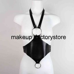 Massage Sex Mature Women Sex Chest Harness Body Strap Bra Cage PU Leather Fetish Wear Bondage Adjustable Bdsm Erotic Lingerie Adult Game