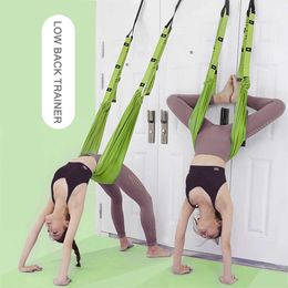 Splits Practise Stretch Belt Yoga Rope Legs Handstand Fitness Training Device Women Yoga Gym Energy Small Decor H1026