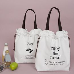 Storage Bags Multifunctional Canvas Lunch Put Breakfast Or Also Can Store Foods Vegetables Fruit Milk And Other