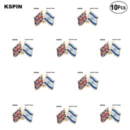 İngiltere İsrail yaka pim rozeti broş pimleri rozetleri 10 adet çok