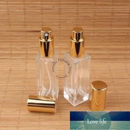 5pcs/Lot Excellent Glass Perfume Bottle Empty 30ml Spray Women Makeup Container Atomizer Parfum Vial Gold Cap 30g Packaging