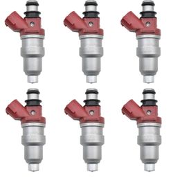 6PCS/lot High Performance Fuel Injector Nozzle For CAMRY VISTA 1.8 4SFE SXS11 ST190 Engine 23250-74130 2325074130 2320974130