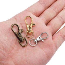 Bronze Rhodium Gold Silver Plated Jewelry Findings Lobster Clasp Hooks for Necklace Bracelet Chain DIY 10pcs lot
