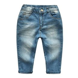 Jeans Baby Boys Cotton Pants Kids Children Spring Autumn Thinner Denim Causal Trousers Clothing For 2-7 Years Old