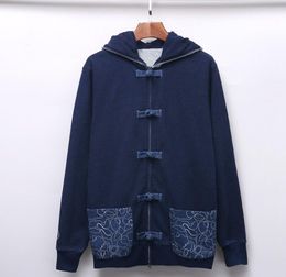bape indigo shark moletom com capuz
