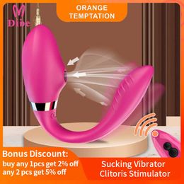 Clitoris Nipple Sucking Vibrator Sex Toys for Women Remote Control Wearable Vibrating Panties Love Egg Couples Audlt Products 18 P0818