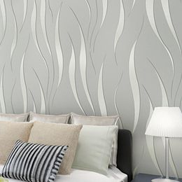 Wall Stickers 3d Abstract Geometric Wallpaper Roll For Bedroom Living Room Home Decor Embossed 10 Meter / Modern Paper