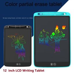 12 inch Colourful LCD Drawing Board Simplicity Locally Erasable Electronic Graphic Handwriting Pads for Gift