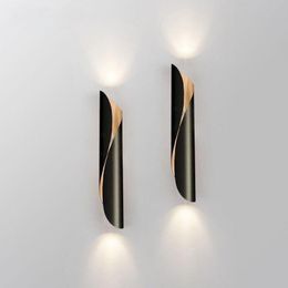 Aluminum Tube Art Wall Light G9 Fixture Black White Modern Bedroom Restaurant Living Room Corridor Balcony Lamp Lamps