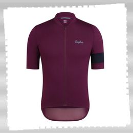 Pro Team rapha Cycling Jersey Mens Summer quick dry Sports Uniform Mountain Bike Shirts Road Bicycle Tops Racing Clothing Outdoor Sportswear Y21041309