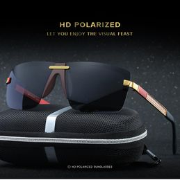 Dropshipping TOP quality Polarised lens pilot Fashion Sunglasses For Men and Women Brand designer Vintage Sport Sun glasses with box A-101