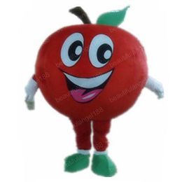 Halloween Cute Red Apple Mascot Costume High Quality customize Cartoon Plush Anime theme character Adult Size Christmas Carnival fancy dress