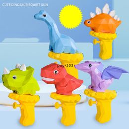 DHLpopular Water gun toy dinosaur children summer beach push type cartoon tyrannosaurus