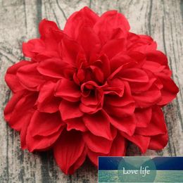 10PCS/lot Big Artificial Dahlia Flower Head 15CM High Quality Silk Flower Wedding Flowers Wall DIY Floral Party Home Decorative