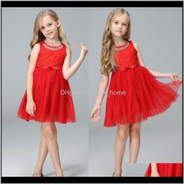 Aile Rabbit Summer Wear Bright Drill Lace Vest Children Sleeveless Gauze Princess Skirt J4Rxh Girls Dresses Xkha8