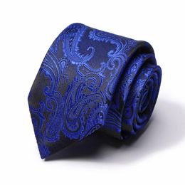 Business Polyester Mens Tie NeckTie 7.5cm Ties for Men Formal Luxury Wedding