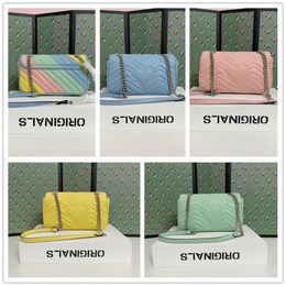 Classic high quality luxury designer shoulder bag handbags Marmont ladies handbag messenger bags purse five-color spot free ship