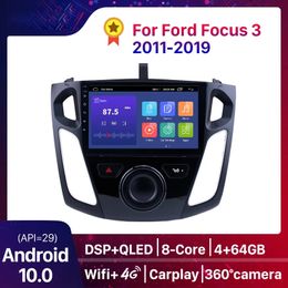 Android 10.0 DSP Multimedia Player Car dvd Radio For 2011-2015 Ford Focus Stereo Support Bluetooth WIFI USB OBD2