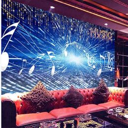 modern wallpaper for living room Cool fashion bar ktv music nightclub wallpapers background wall