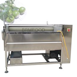 Type XT80 Commercial stainless steel Carrot Washing Machine Root Vegetable Fruit Ginger Potato Roller Peeler Peeling Cleaning manufacturer 380V