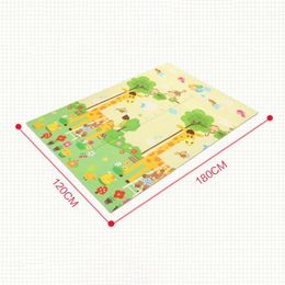 Outdoor Pads 6pcs/Lot Camping Mat Baby Play Xpe Puzzle Children's Thickened Room Crawling Pad Folding Carpet