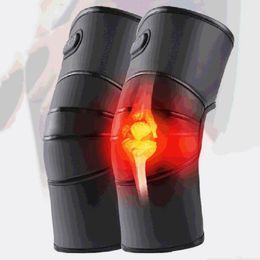Winter Electric Heating Knee Pads Brace Wrap With Vibrating Massage 3 Adjutsable Heat Keeps Warm For Arthritis Joint Elbow &