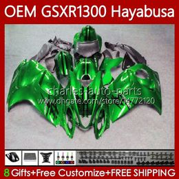 Injection Body For SUZUKI Hayabusa GSXR-1300 GSXR 1300 CC 2008 2019 77No.19 GSX-R1300 GSXR1300 08 09 10 11 12 13 1300CC GSX R1300 14 15 16 17 18 19 OEM Fairing glossy green