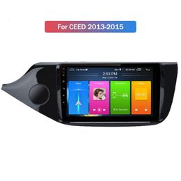 Android 10.0 2 DIN 4 Çekirdek Wifi GPS Navi Araba DVD Oynatıcı için Kia Ceed 2013-2015