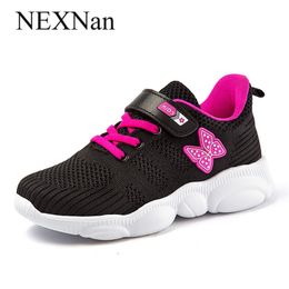 NEXNan Sport Kids Sneakers For Children Casual Shoes Boys Sneakers Girls Shoes Breathable Mesh Running Footwear Trainers School 210329