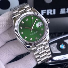 Luxury men's mechanical watch 41mm diamond automatic motion splicing plate all stainless steel 2813 waterproof scratch watch