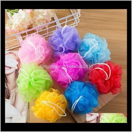 Brushes, Sponges Scrubbers Bathroom Accessories Home & Garden Drop Delivery 2021 Multi Colours 8G/15G/20G/30G Pouffe Loofahs Nylon Brush Ball, M