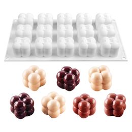 3D Small Cube Candle Mould Silicone Candle Moulds for DIY Handmade Candle Making