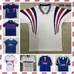 1982 1996 2000 2010 1998 2006 Retro ZIDANE HENRY soccer jerseys 2004 DJORKAEFF TREZEGUET DESCHAMPS Trézéguet Ribery DJORKAEFF shirt