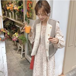 Loose Baseball Velvet Coat Solid Oversized Short Women Jacket Winter Vest Autumn Female Jackets Coats womens Mujer 210417