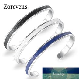 ZORCVENS New Leather Cuff Bracelets Bangles Men Women Gold Color Stainless Steel Bangle Unisex Pulseras Luxury Fashion Jewelry Factory price expert design Quality