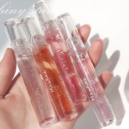 Maxfine Water Toot Lip Gloss Glass Transparent Oil Colourless Lipstick Lasting Moisturising Lips Balm Glaze Cosmetics