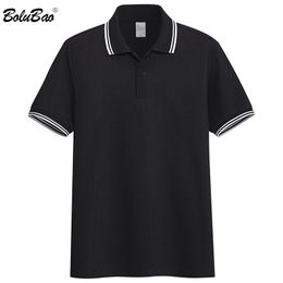 BOLUBAO Brand Men Short Sleeve Polo Shirt Men's Lapel Casual Polo Shirt Summer Trendy Slim Polo Shirts Tops Male 12 Colours 210518