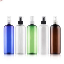 500ml Empty Cosmetic Bottle With Black spray Refillable Mist Spray Plastic Perfume Container White Green Containergood qty