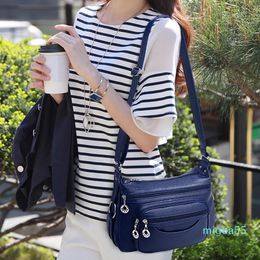 Shoulder Bags Women's Soft PU Leather Multi-Layer Classic Crossbody Bag Luxury Designer Handbag And Purse