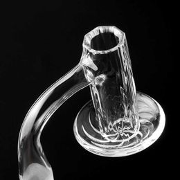 DHL!!! Full Weld Facted Smoking Beveled Edge Quartz Blender Banger Diamond Bucket Male Female Seamless Nails For Glass Water Bongs Dab Rigs Pipes