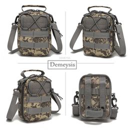 Outdoor Bags Tactical Molle Shoulder Bag Hiking Camping Climbing Fishing Hunting Phone Cycling Portable Combat Army Trekking Travel