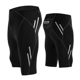 Professional Reflective Night Bicycle Shorts Men Outdoor Wear Bike Cycling Gel Padded Riding Bib Shorts Cycling Bib Shorts