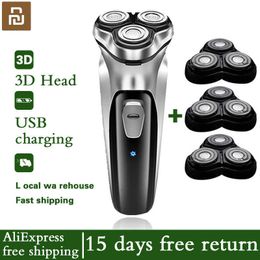 Electric Shaver for men's beard Clipper Trimmers mower razor dry wet shave washable Hair trimmer Machine shaving razor 5 P0817