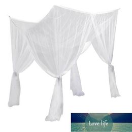 Mosquito Net 3 Bedding Canopy Post Bed Curtain Dustproof Queen King Decoration Home Netting 4 Corner Polyester