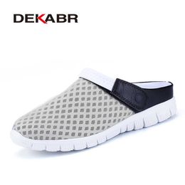 ZIMNIE Brand Summer Mesh Breathable Men Sandals Unisex Couple Models Light Comfortable Flat Shoes Sneakers Plus Size 36~ 210624