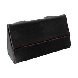 Car Organizer E9LF Turn Leather Sunglasses Clip Storage Case Sunglass Holder Directly Clamp231Y