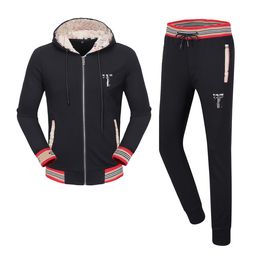 Ad Man Clothes Brands mens tracksuit Suit spring Autumn Long Sleeved Two-piece Set Fall Jogging Jackets+pants
