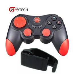 battery bt Australia - SYYTECH BT Wireless Controller Handle Joystick Gamepad inner Batteries + Clip for Mobile Phone Android IOS Video Game Accessories