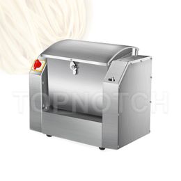220v Electric Dough Kneading Machine Kitchen 10kg Flour Mixers Commercial Food Spin Mixer Stainless Steel Pasta Stirring Making Maker